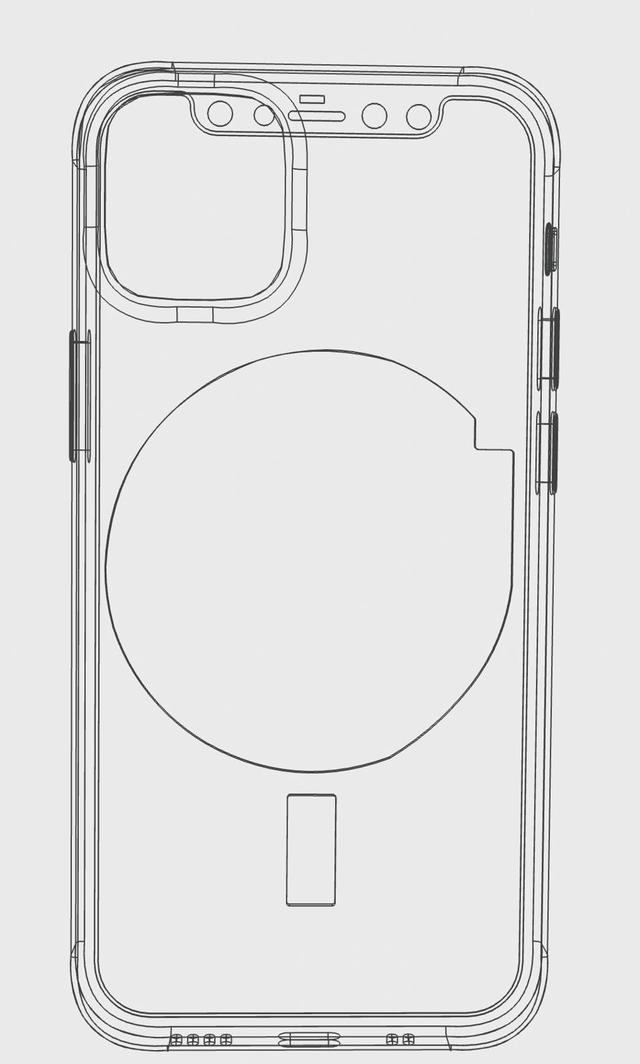 iPhone 12机身新增一圈磁铁,目的直指磁吸无线充电?