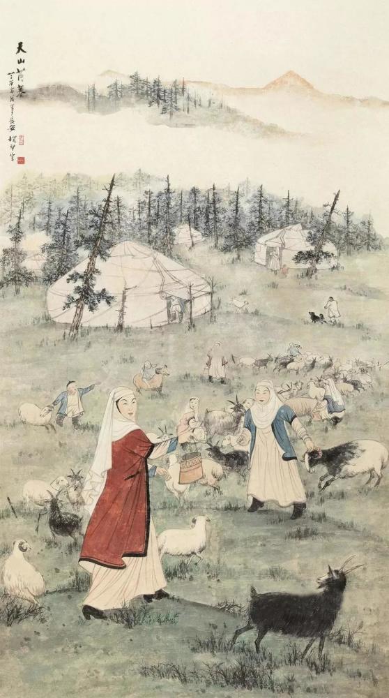 赵望云|赵望云展示人物活动环境的现实主义的风景画