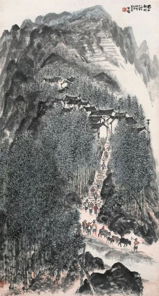 赵望云|赵望云展示人物活动环境的现实主义的风景画