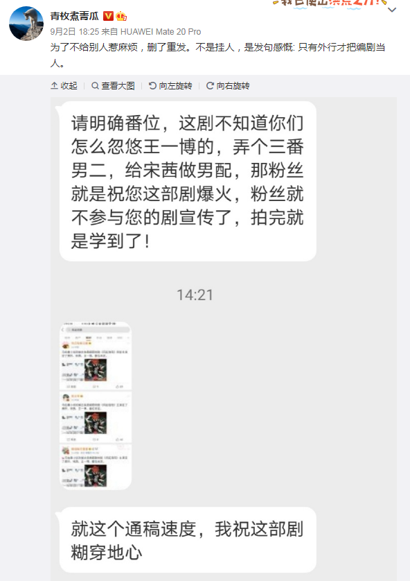 风起洛阳|《风起洛阳》未官宣就撕番？编剧锤出演阵容，发博连怼王一博粉丝