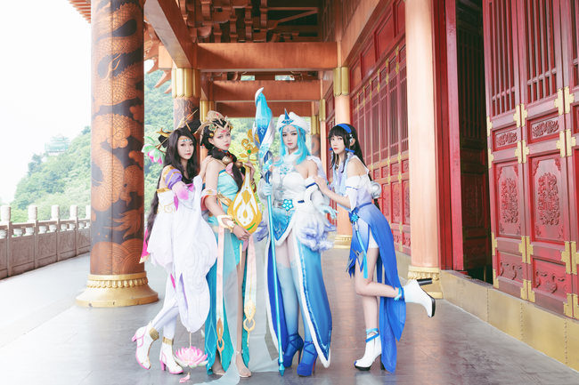 王者荣耀四大美人cosplay正片