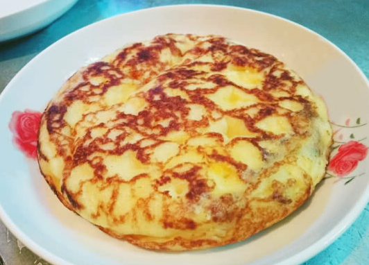 鸡蛋米浆粑粑,云南特色小吃,软糯鲜香