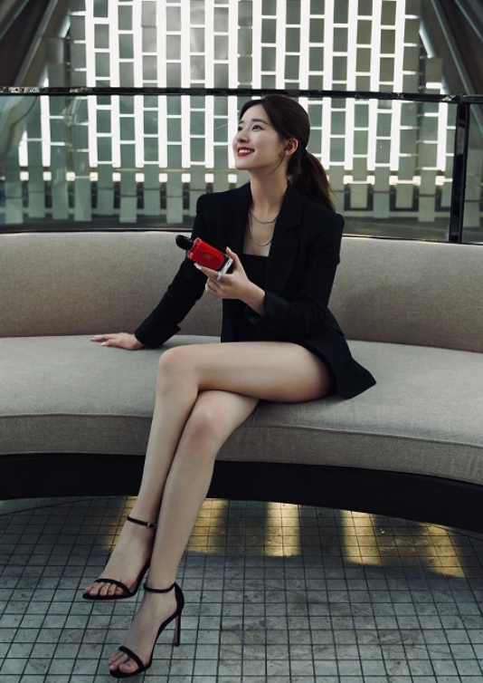 赵露思身材究竟有多好当她穿上10cm高跟鞋比例和模特有一拼