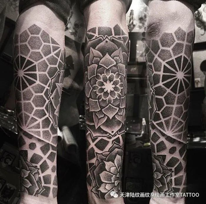 这些纹身的纹路图案让我们的身体更加生动有趣艺术