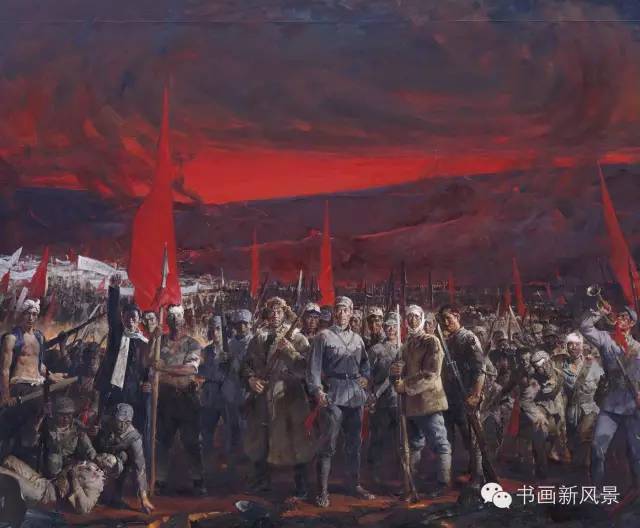 油画|今天是抗战胜利纪念日，看看这些画！