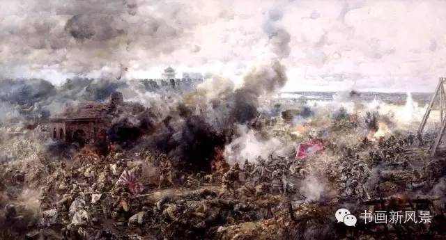 油画|今天是抗战胜利纪念日，看看这些画！