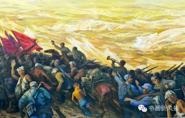 油画|今天是抗战胜利纪念日，看看这些画！