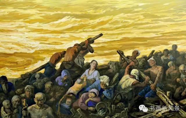 油画|今天是抗战胜利纪念日，看看这些画！