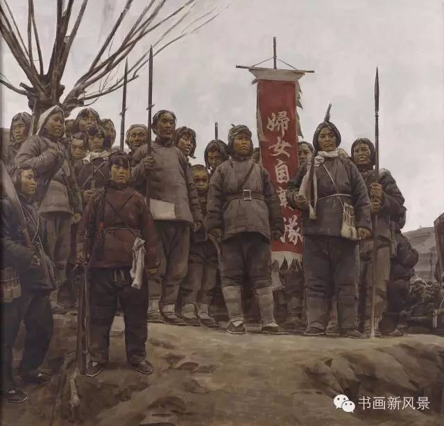 油画|今天是抗战胜利纪念日，看看这些画！