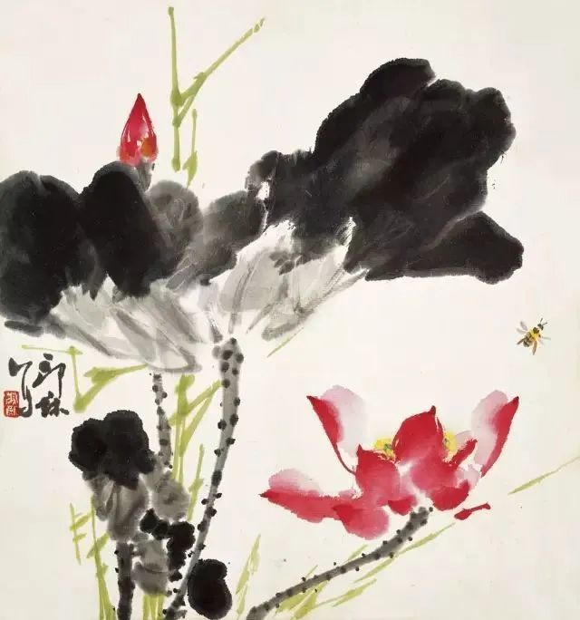花鸟画|这位老先生的花鸟，色彩超美！