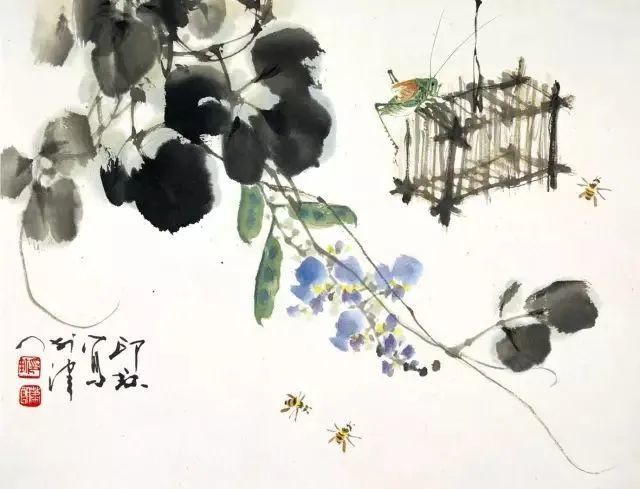 花鸟画|这位老先生的花鸟，色彩超美！