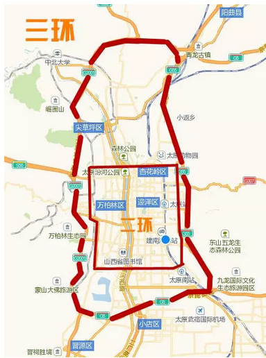 又一条快速通道即将通车太原的四环来了