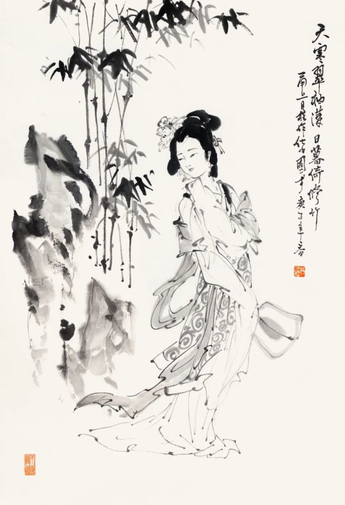 何月桂|何月桂——以线条描绘佳人诗意婉约之美