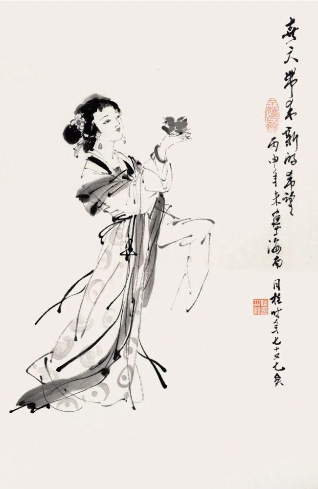 何月桂|何月桂——以线条描绘佳人诗意婉约之美