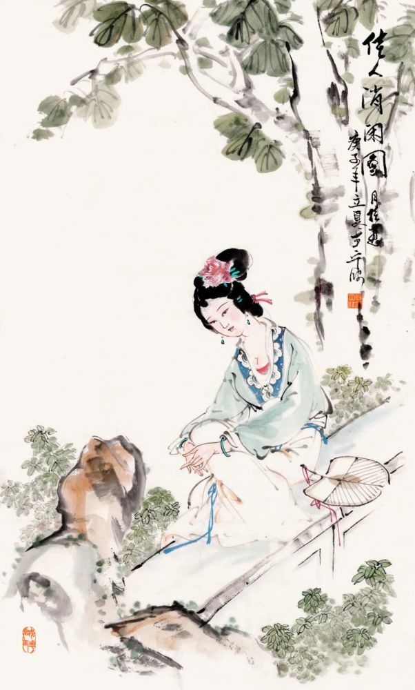 何月桂|何月桂——以线条描绘佳人诗意婉约之美