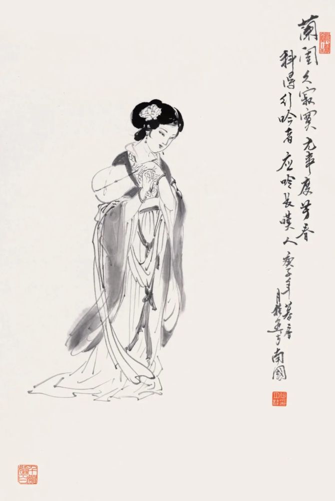 何月桂|何月桂——以线条描绘佳人诗意婉约之美