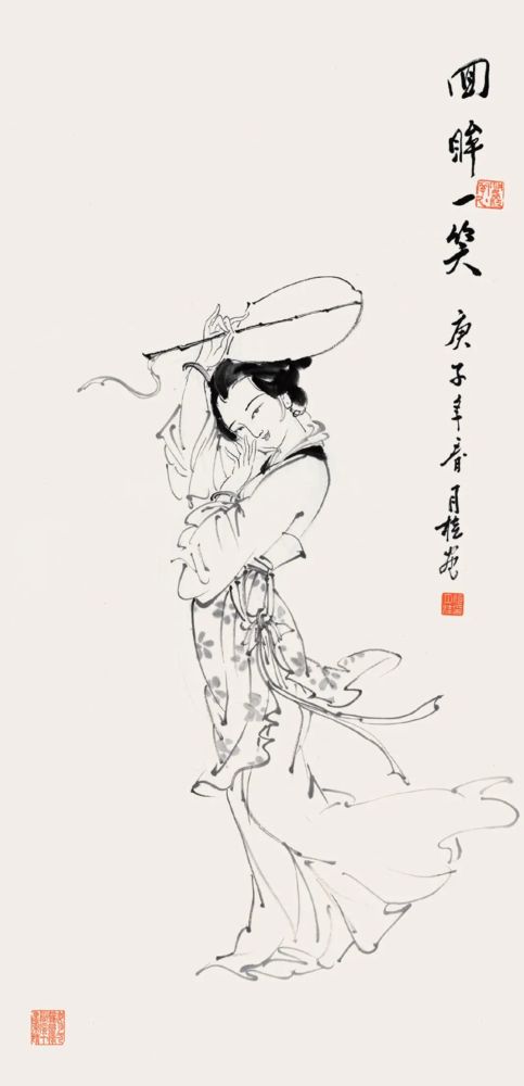 何月桂|何月桂——以线条描绘佳人诗意婉约之美