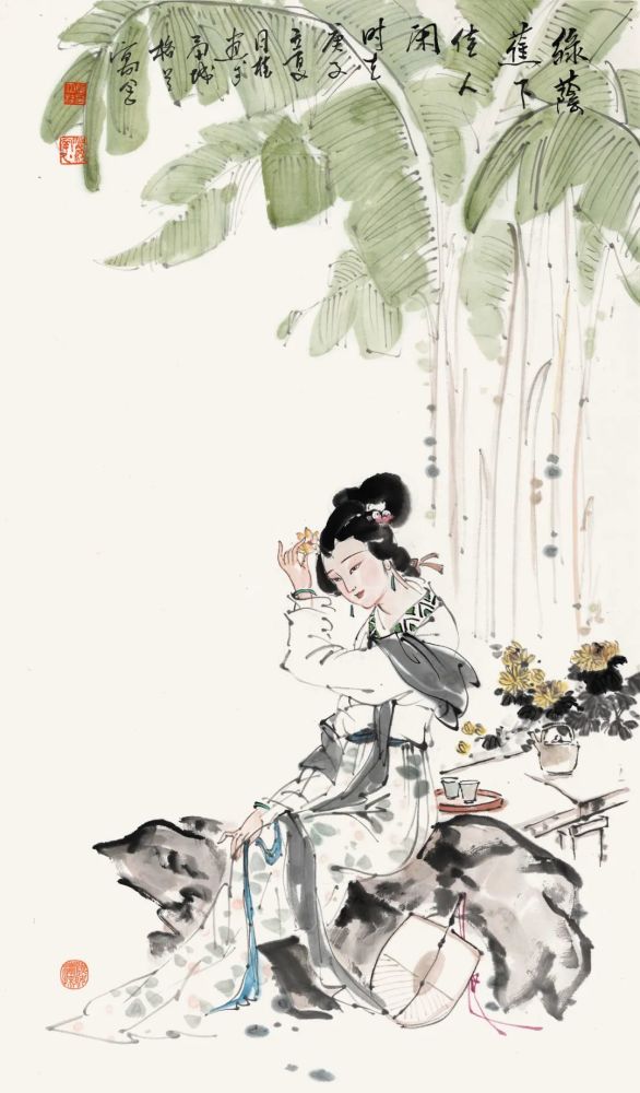 何月桂|何月桂——以线条描绘佳人诗意婉约之美