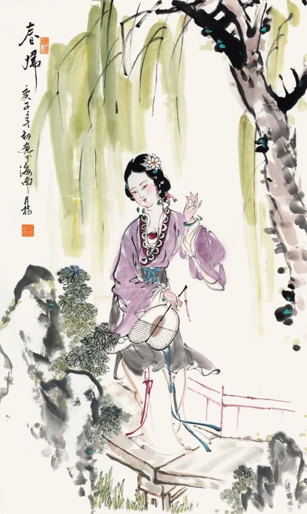 何月桂|何月桂——以线条描绘佳人诗意婉约之美
