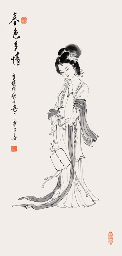 何月桂|何月桂——以线条描绘佳人诗意婉约之美