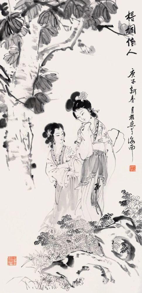 何月桂|何月桂——以线条描绘佳人诗意婉约之美