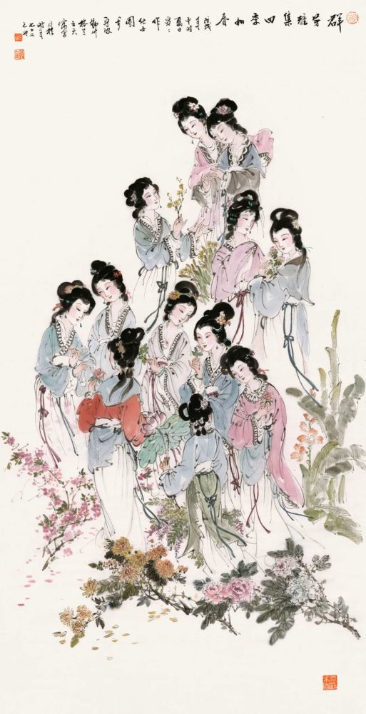 何月桂|何月桂——以线条描绘佳人诗意婉约之美