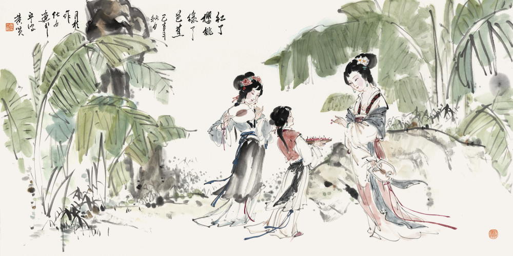 何月桂|何月桂——以线条描绘佳人诗意婉约之美