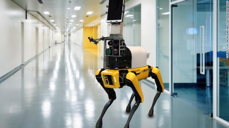 研究人员培养机器人护士 能远程测量病人生命体征