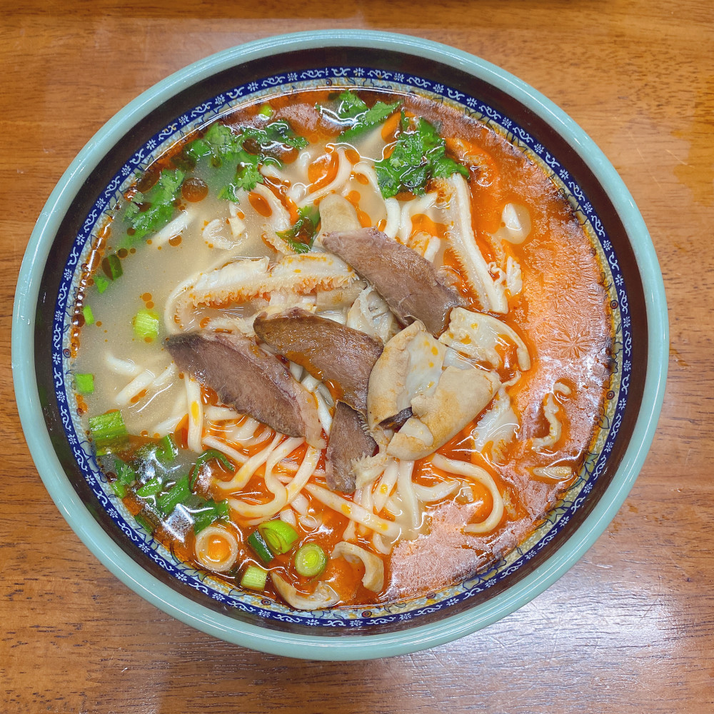 这一碗爆香牛肚面我馋好久了!3分钟学会,饱腹又营养!