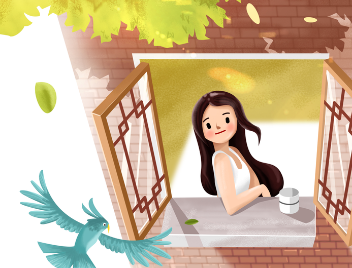 开学第一课眼睛累了多远眺健康成长比成绩更重要