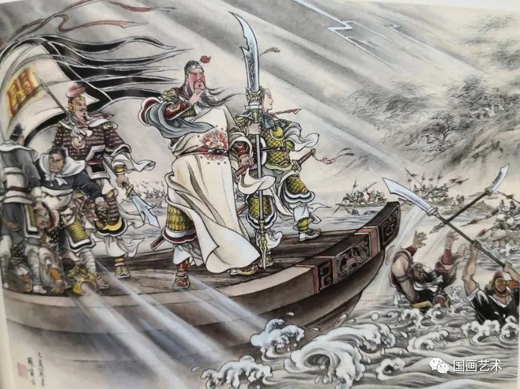 盛鹤年绘三国演义工笔精绘本选页欣赏