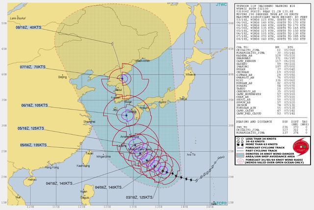 8号、9号台风之后!海神又要到东北？如今已达16级风力强度_腾讯新闻