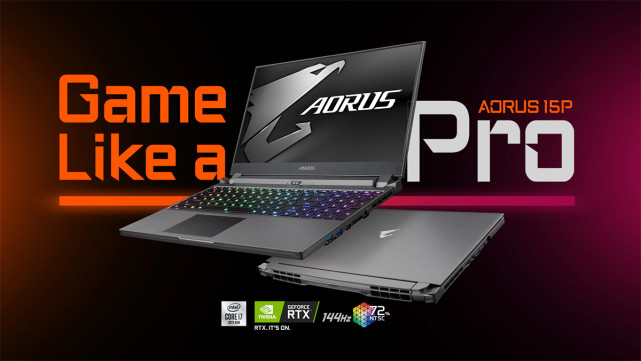 技嘉aorus 15p游戏本没有了机械键盘,但更轻,更便宜了