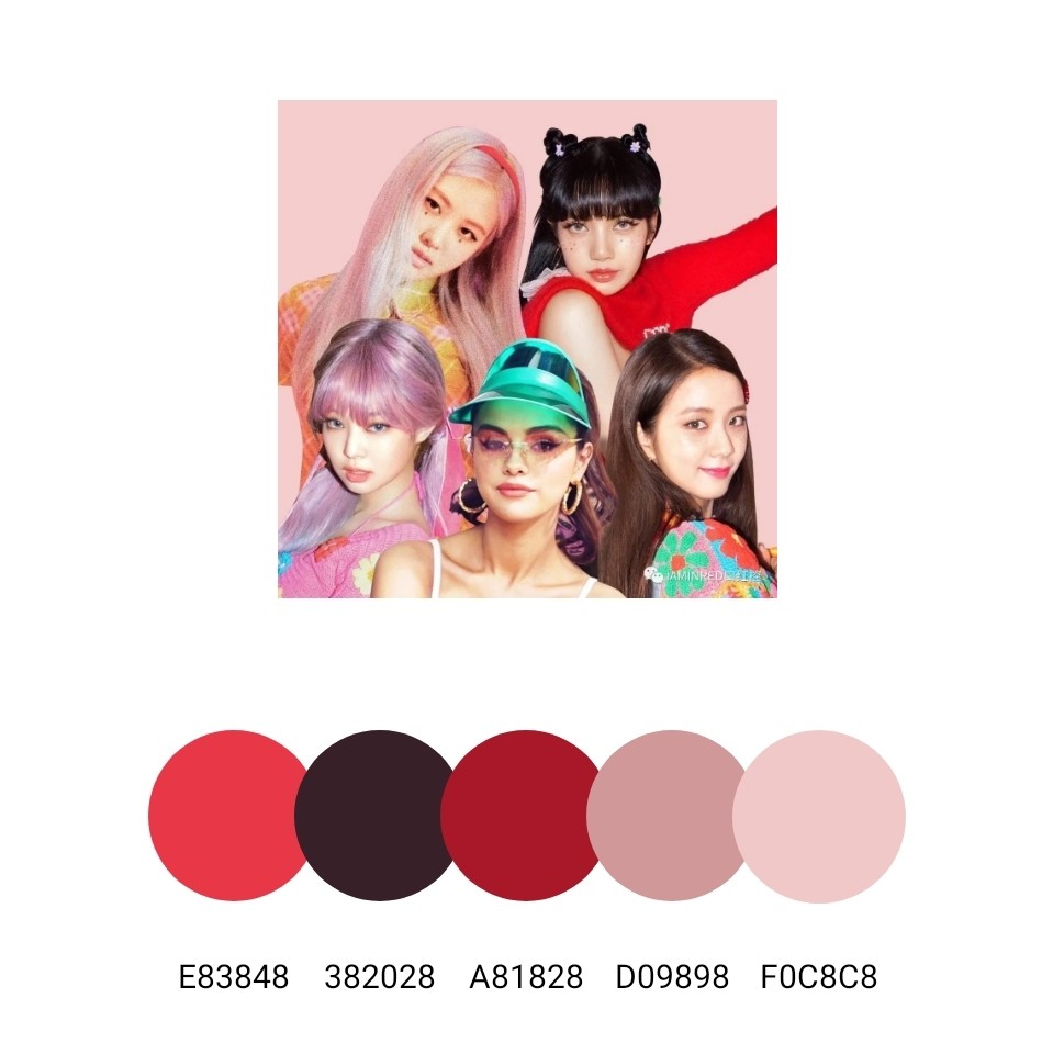 神颜女团blackpink美女也太会了这配色无法抵抗