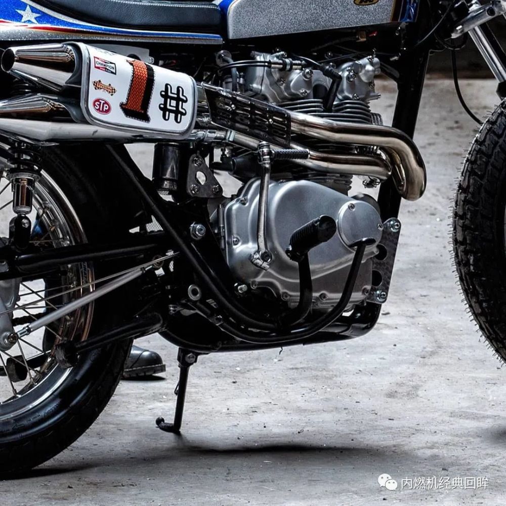 精美的改装-本田cb450改装tracker