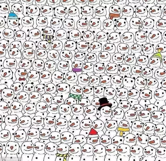 心理测试:眼力大比拼,你能找到多少不同?测你是单纯还是单蠢!