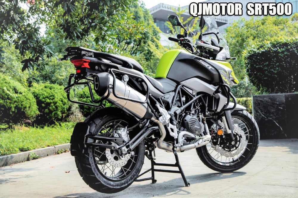 钱江qjsrt500拉力摩托首秀trk502双生车型上市在即