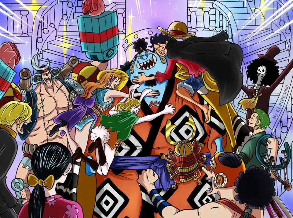 海贼王草帽团全体成员集结四皇开启噩梦模糊剧情进入新阶段