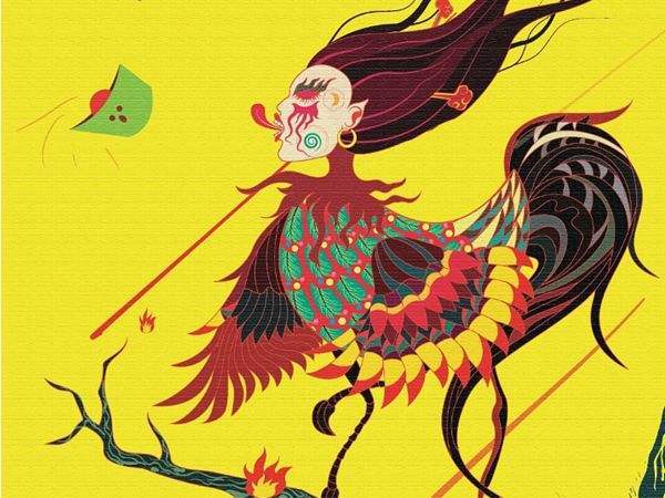 山海经:一种鸡,长着人脸十分好斗,口中念念有词