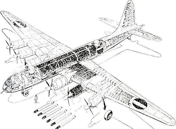 上图_ 日本富岳轰炸机除了研制气球攻击美国本土,日本还研制出了一种