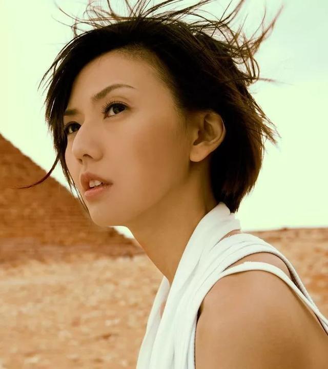 孙燕姿很多女明星都有过短发造型,有的青春靓丽,有的活泼可爱,有的