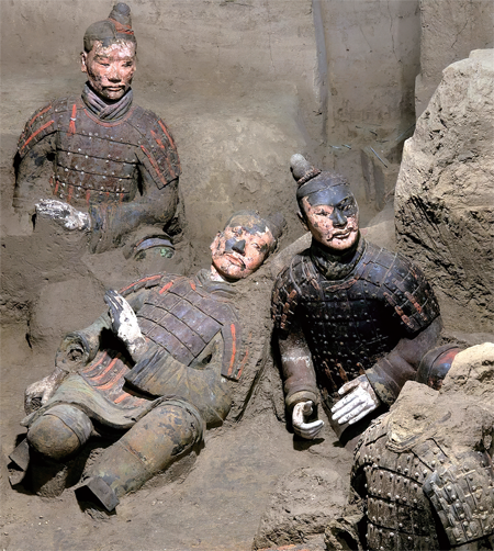 中国甲胄史秦俑修复专家揭秘秦军甲胄的神秘面纱
