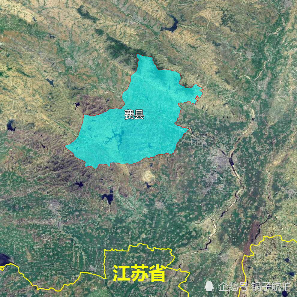 14张地形图快速了解山东省临沂各市辖区县