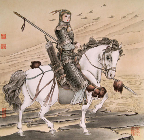 讲述了一个叫木兰的女孩,女扮男装,替父从军,在战场上建立功勋,回朝后