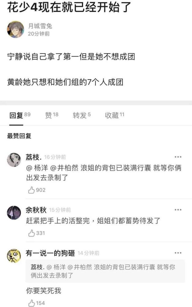 乘风破浪的姐姐|成团之夜“扯头花”：黄龄不该激怒宁静，《花儿与少年4》将上演