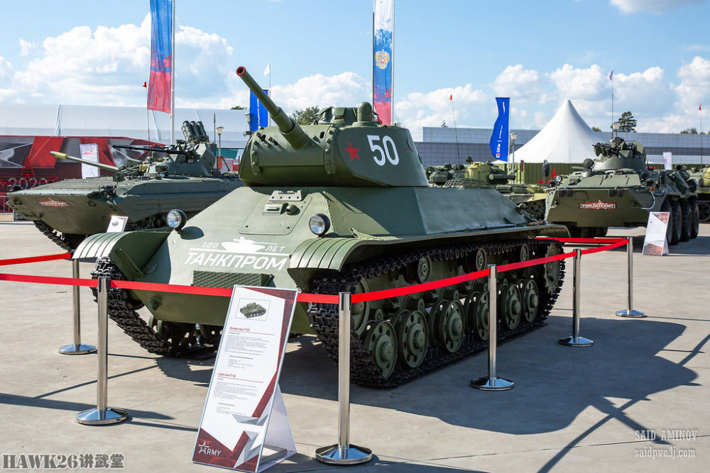 在t-50轻型坦克身上,苏联验证了诸多新技术.