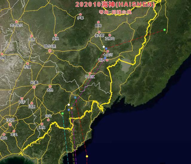 中朝邊境一帶地區,然後進入我國東北地區