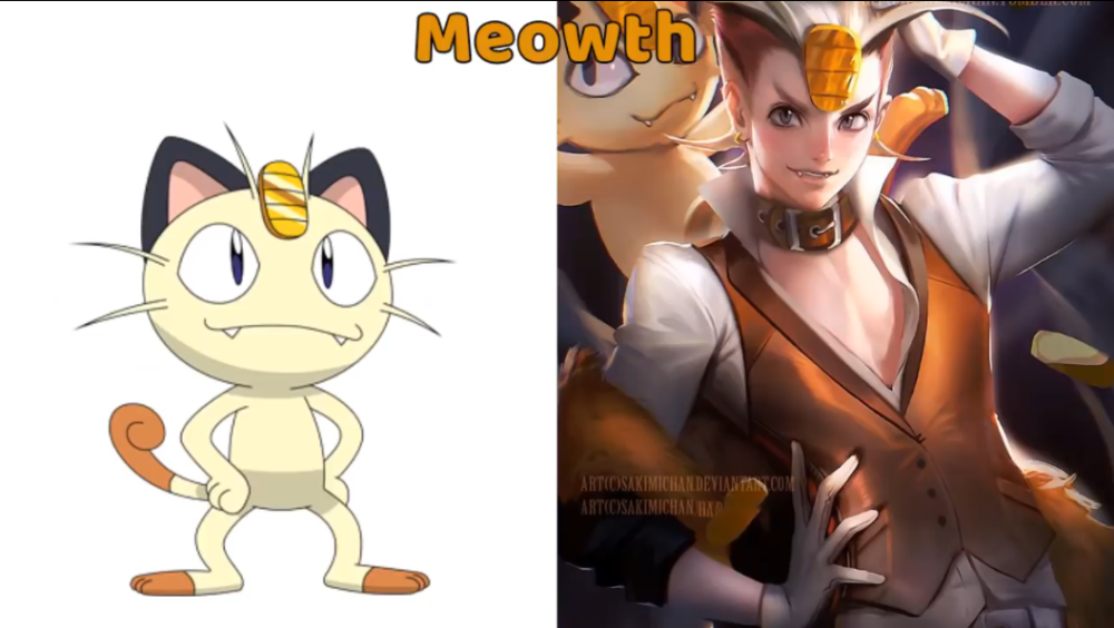 当宝可梦精灵变成人类皮卡丘成第一帅男喷火龙化身烈焰御姐