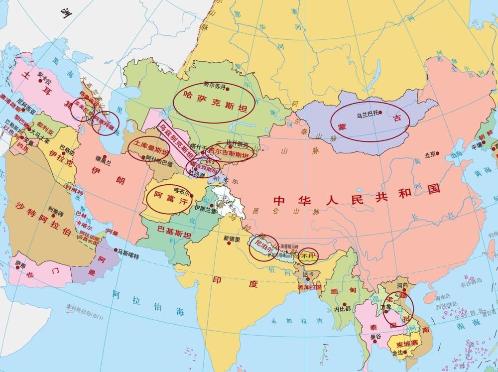 如果,从海陆分布位置的角度来看,世界上的国家可以分为岛国,沿海国和