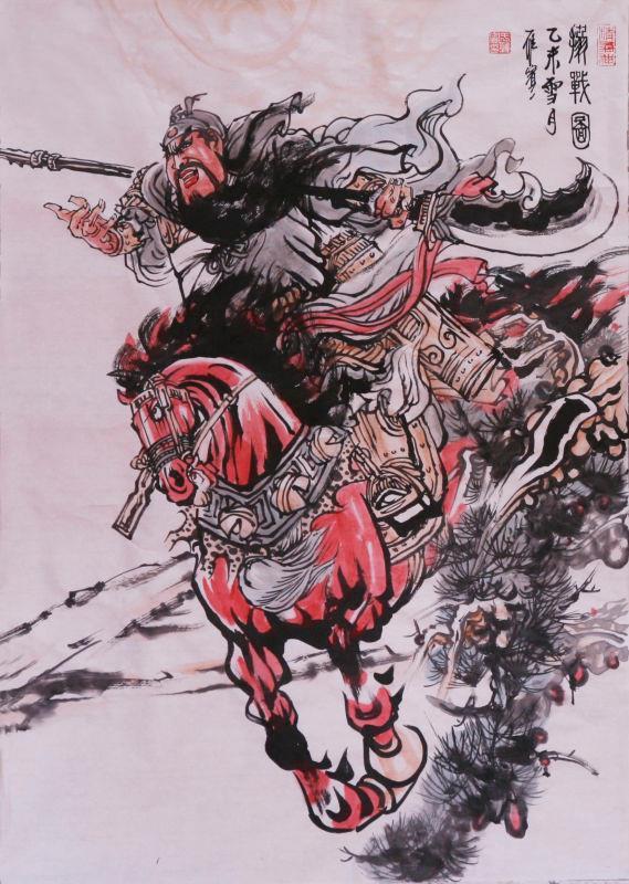 近80米长卷《中国百将图》,《水浒英雄画卷》在各地报纸发表.